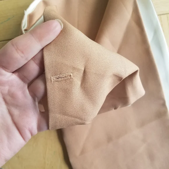 Vintage Dress Collared With Matching Kerchief And Belt/Bow Pink Mauve - Picture 12 of 16